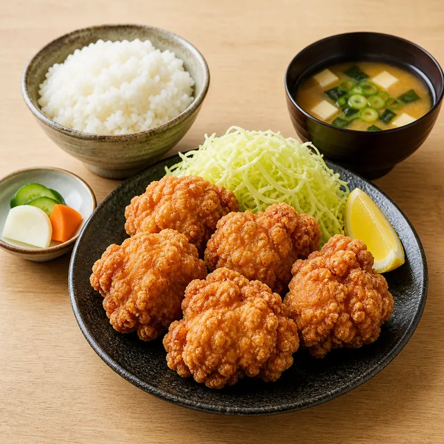 からあげ定食のメニュー写真